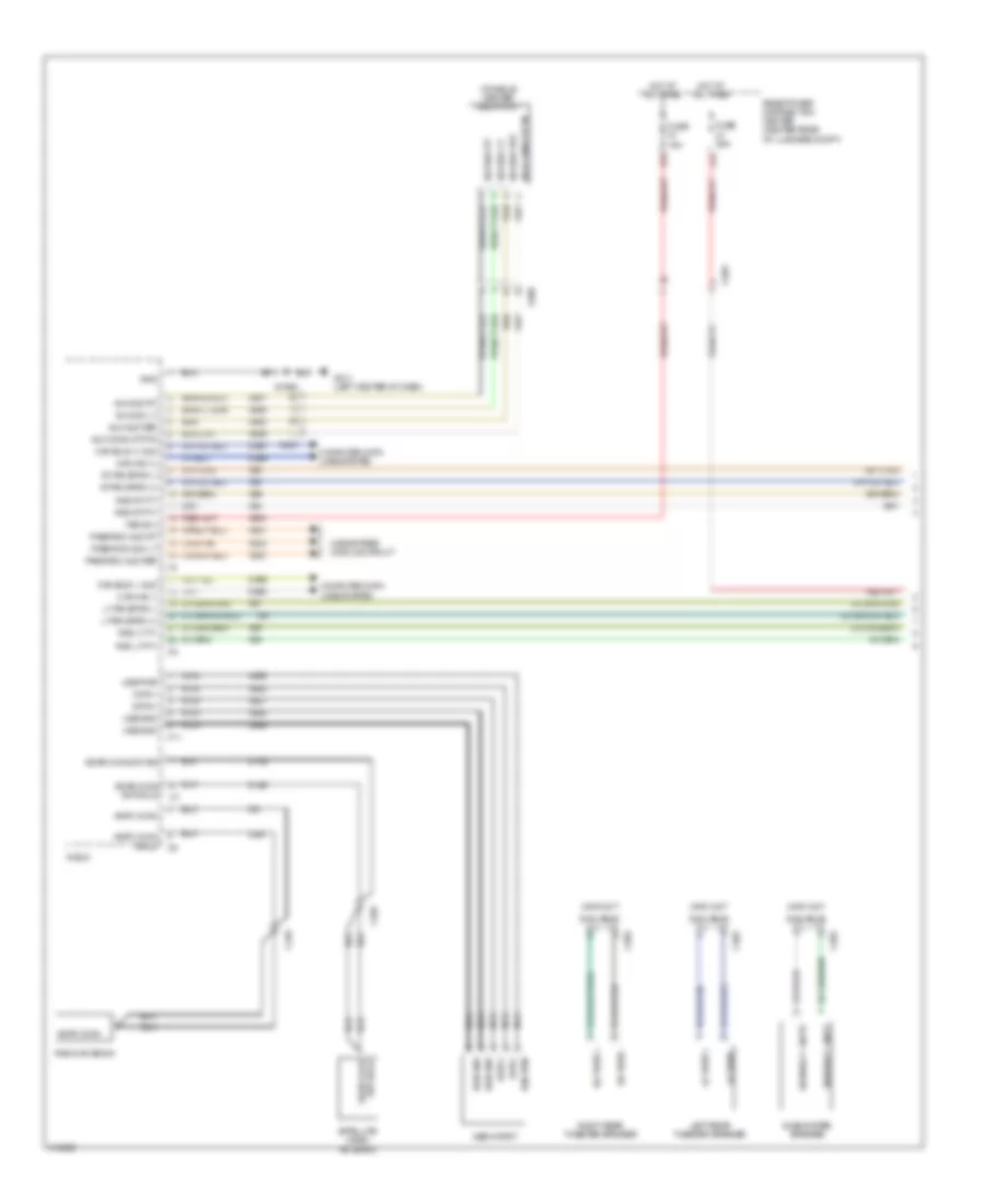 Radio Wiring Diagram, Premium (1 of 2) for Dodge Charger SE 2013