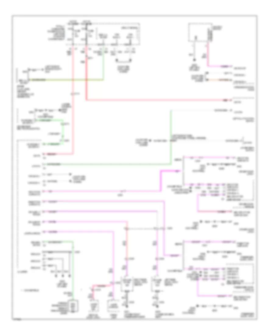 Chime Wiring Diagram for Dodge Avenger Lux 2011