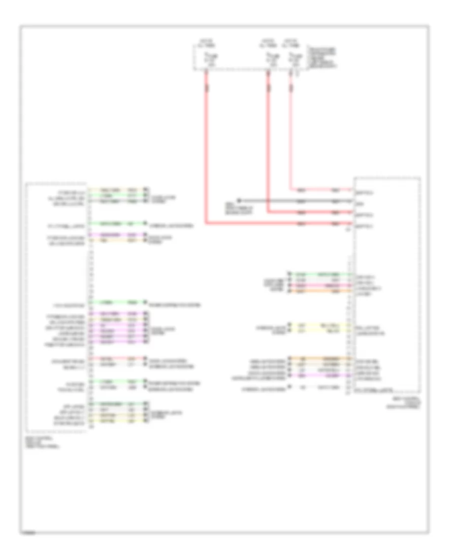 Body Control Module Wiring Diagram (2 of 2) for Dodge Journey Crew 2011