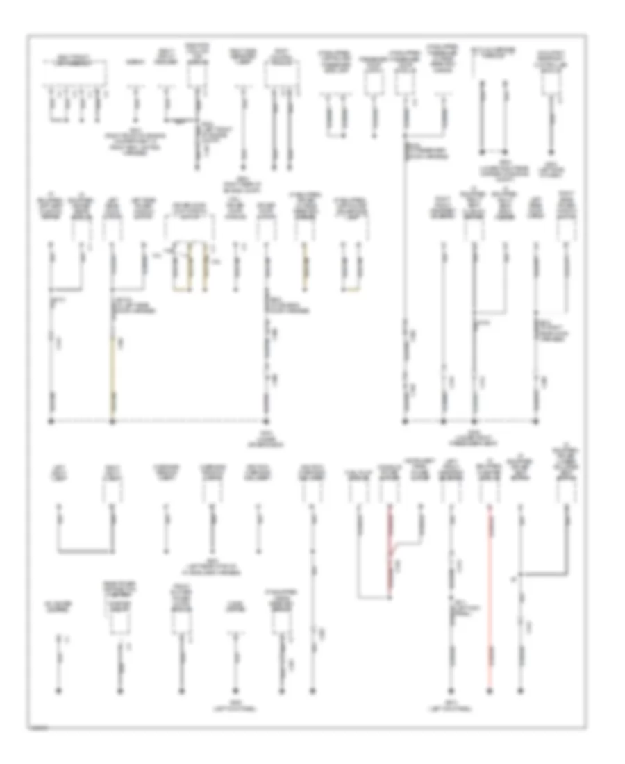 Ground Distribution Wiring Diagram 2 of 3 for Dodge Journey Crew 2011
