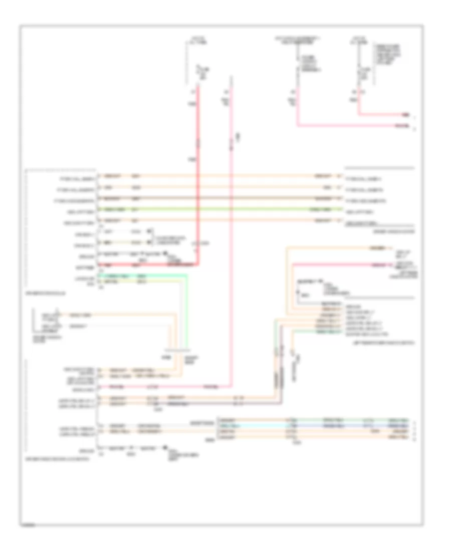 Power Windows Wiring Diagram 1 of 2 for Dodge Journey Crew 2011