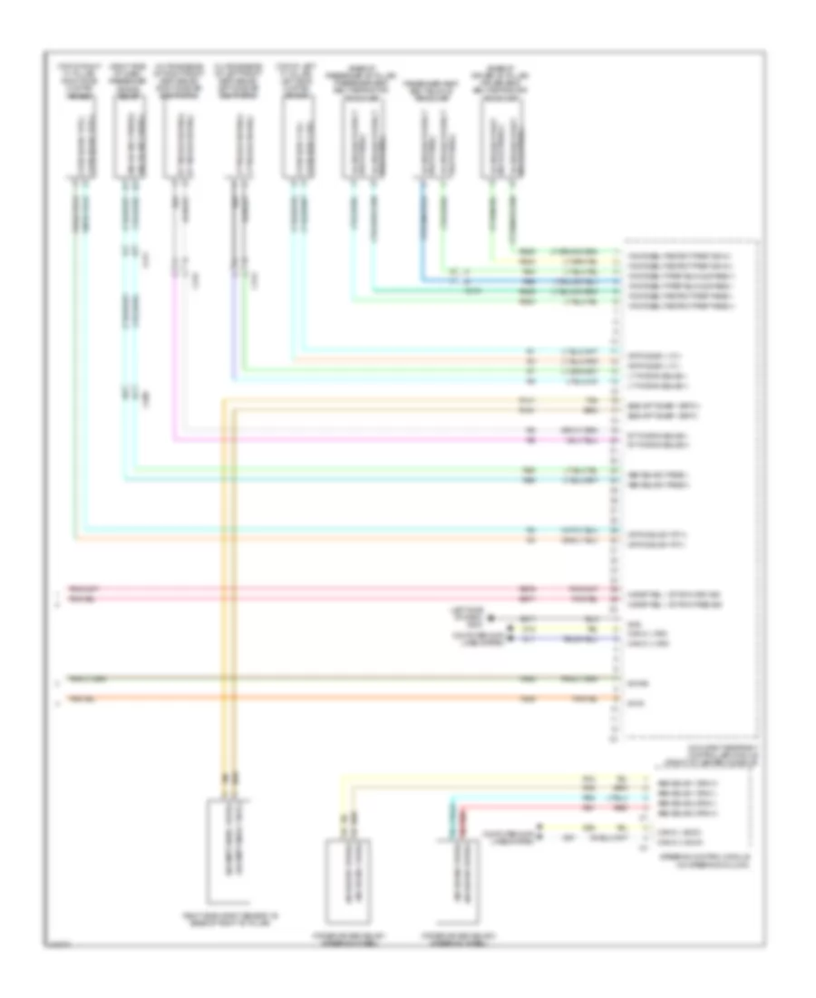 Supplemental Restraints Wiring Diagram (3 of 3) for Dodge Journey Crew 2011