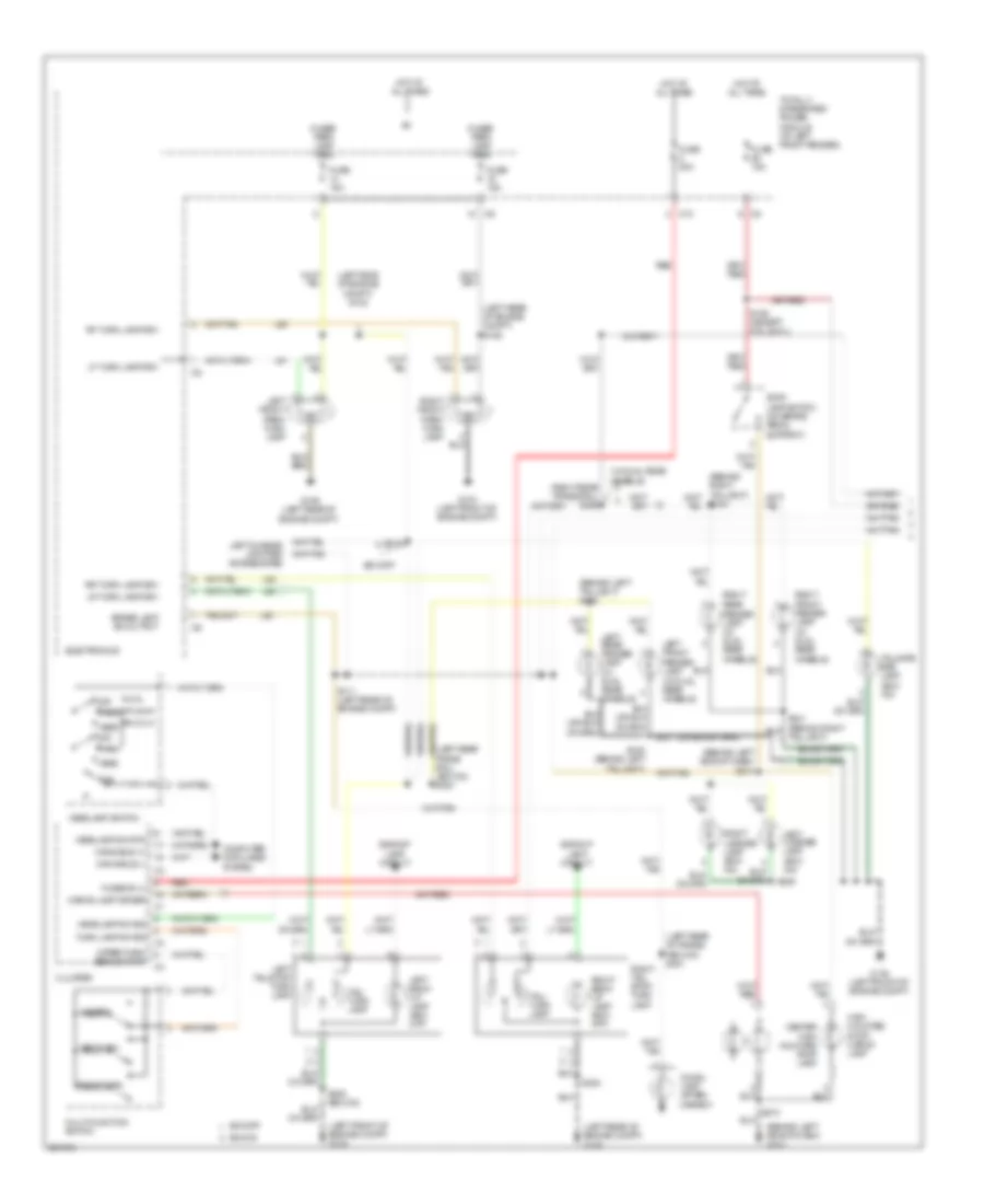 Exterior Lamps Wiring Diagram (1 of 2) for Dodge Cab  Chassis R3500 HD 2008