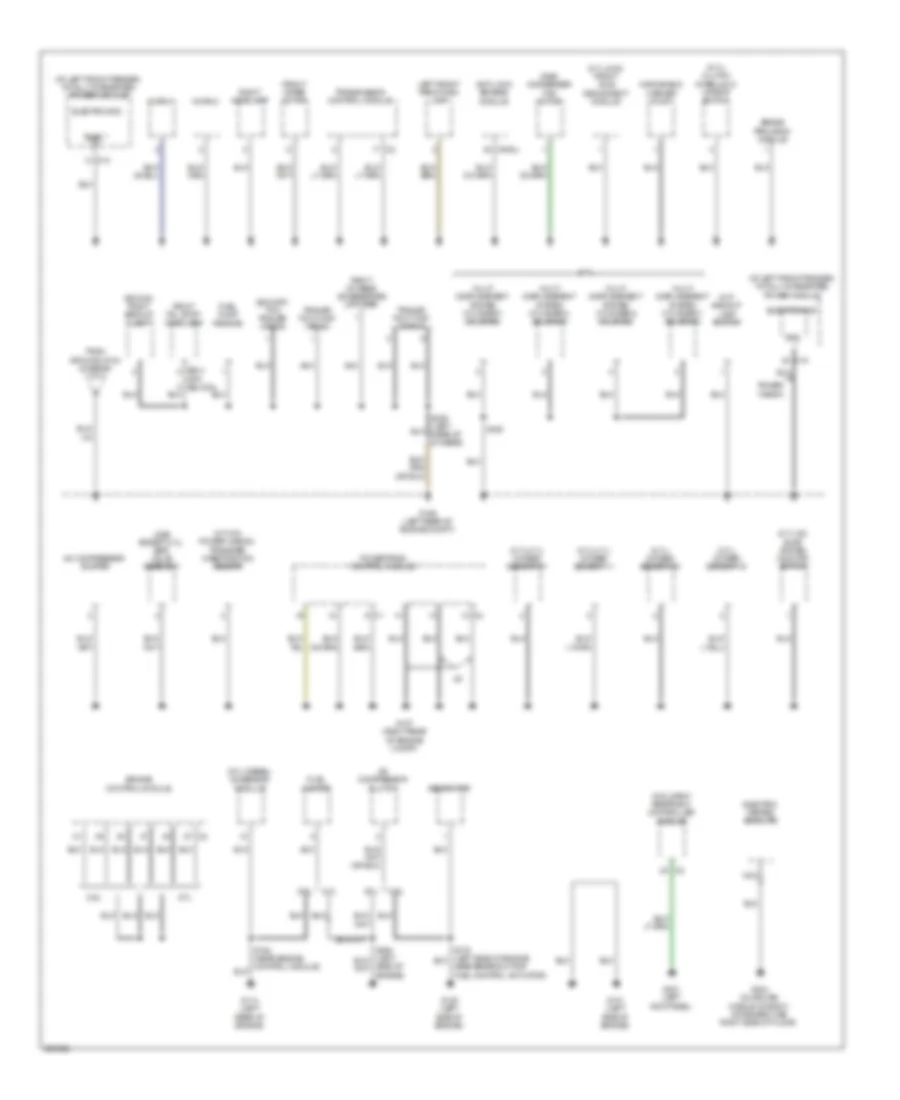 Ground Distribution Wiring Diagram 2 of 3 for Dodge Cab  Chassis RHD 2008 3500