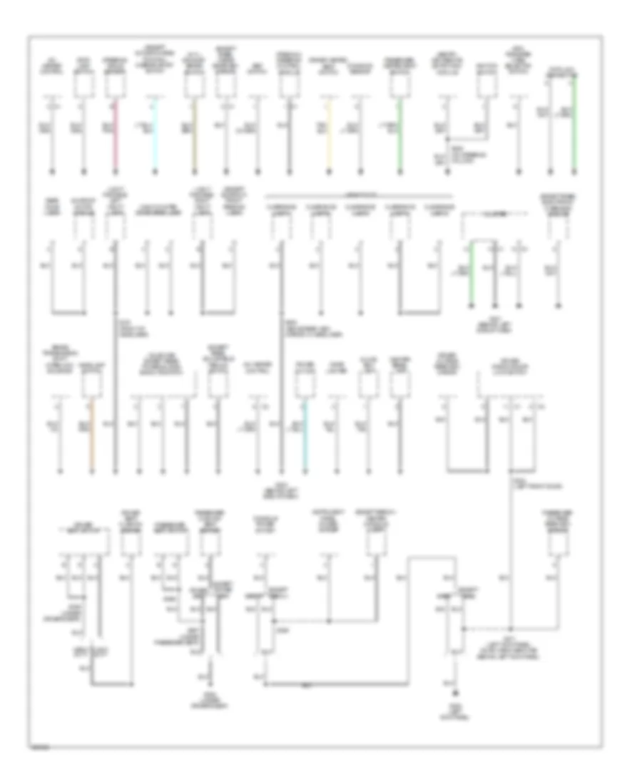 Ground Distribution Wiring Diagram 3 of 3 for Dodge Cab  Chassis RHD 2008 3500