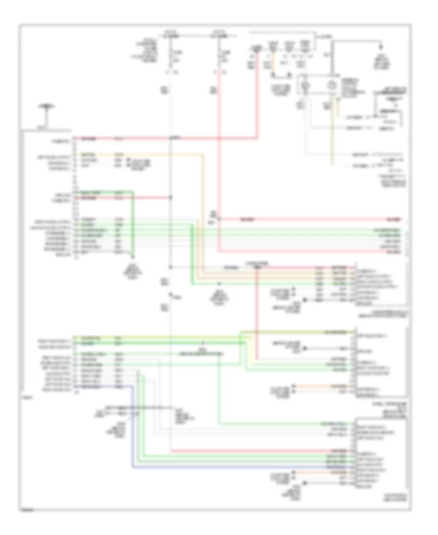 Radio Wiring Diagram, Premium (1 of 2) for Dodge Cab  Chassis R3500 HD 2008
