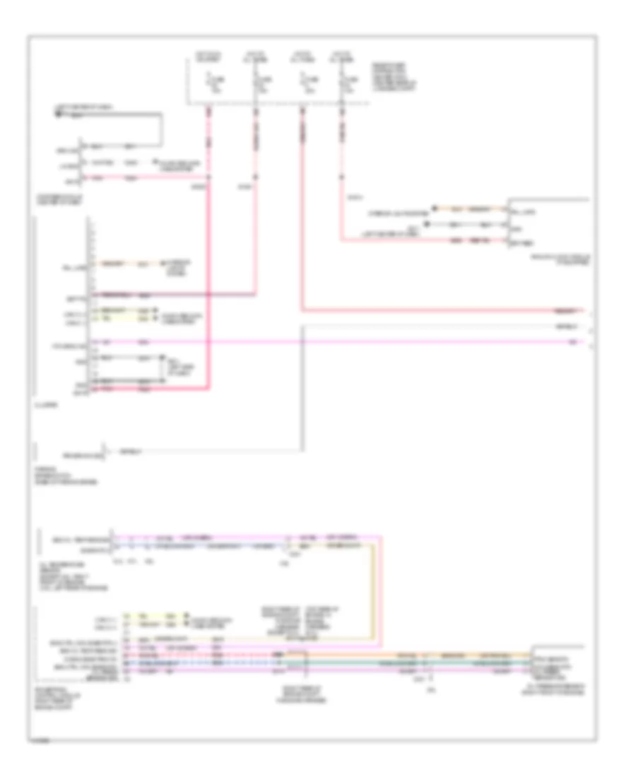Instrument Cluster Wiring Diagram 1 of 2 for Dodge Charger SRT 8 2013