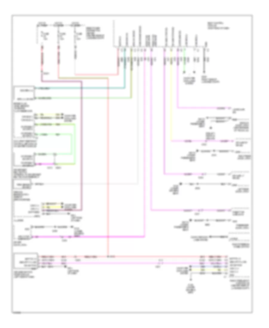 Chime Wiring Diagram for Dodge Charger SRT 8 2013