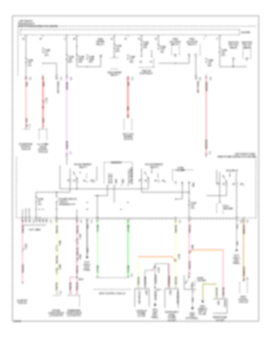 Power Distribution Wiring Diagram 2 of 4 for Dodge Journey Express 2011