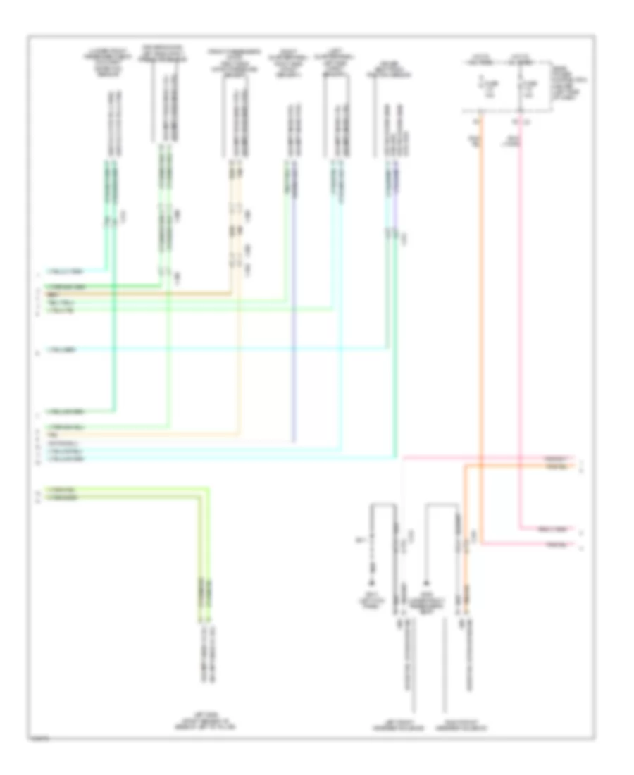 Supplemental Restraints Wiring Diagram 2 of 3 for Dodge Journey Express 2011