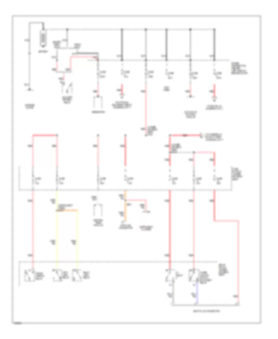 Power Distribution Wiring Diagram 1 of 7 for Dodge Sprinter 2004 2500