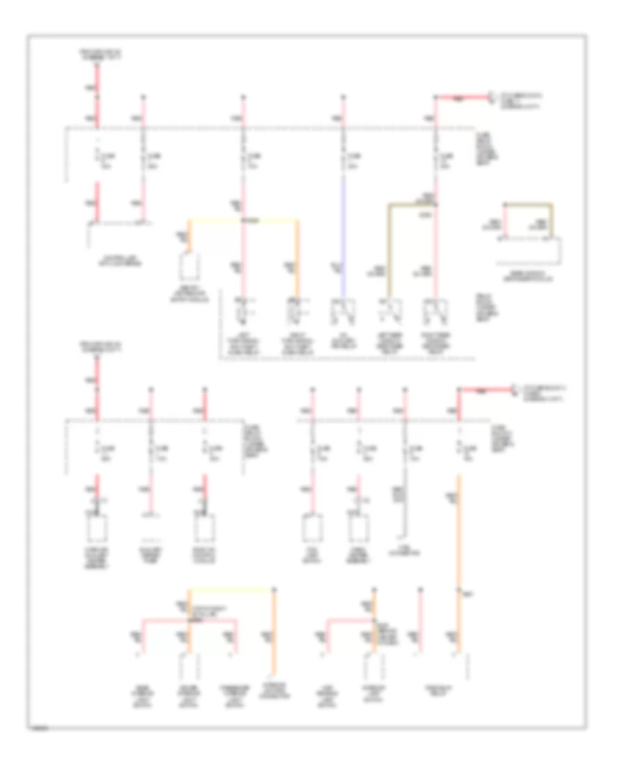 Power Distribution Wiring Diagram (2 of 7) for Dodge Sprinter 2500 2004
