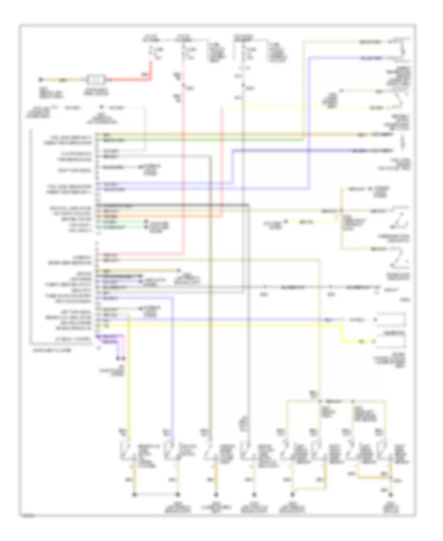 Warning Systems Wiring Diagram for Dodge Sprinter 2004 2500