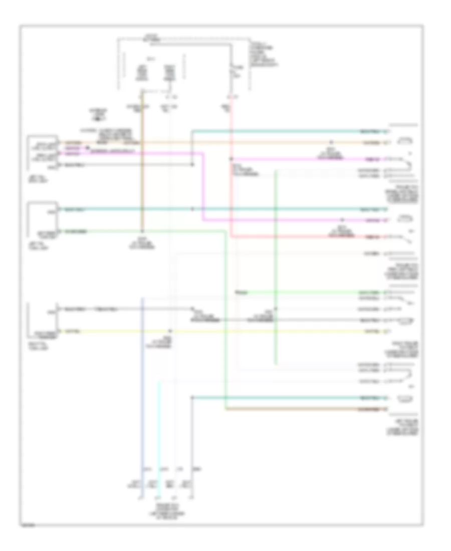 Trailer Tow Wiring Diagram for Dodge Caliber RT 2008