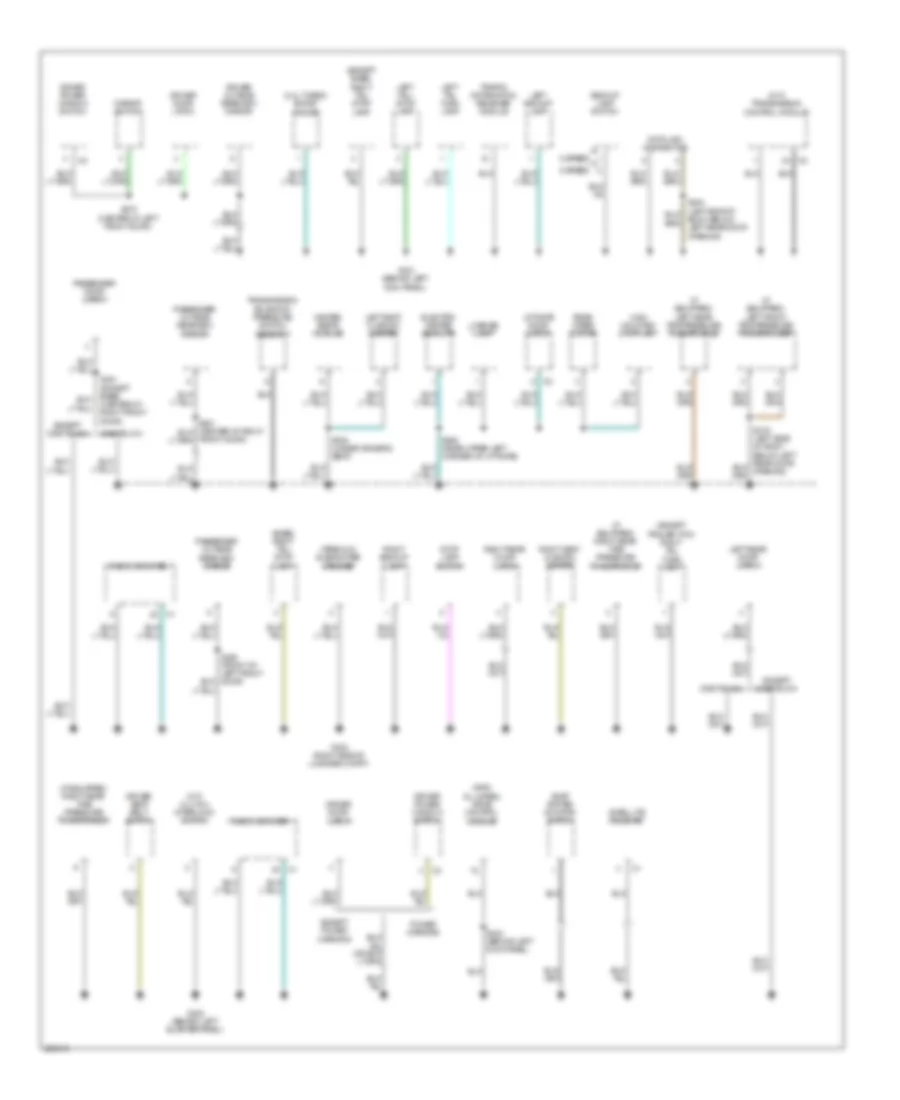 Ground Distribution Wiring Diagram 2 of 2 for Dodge Caliber R T 2008