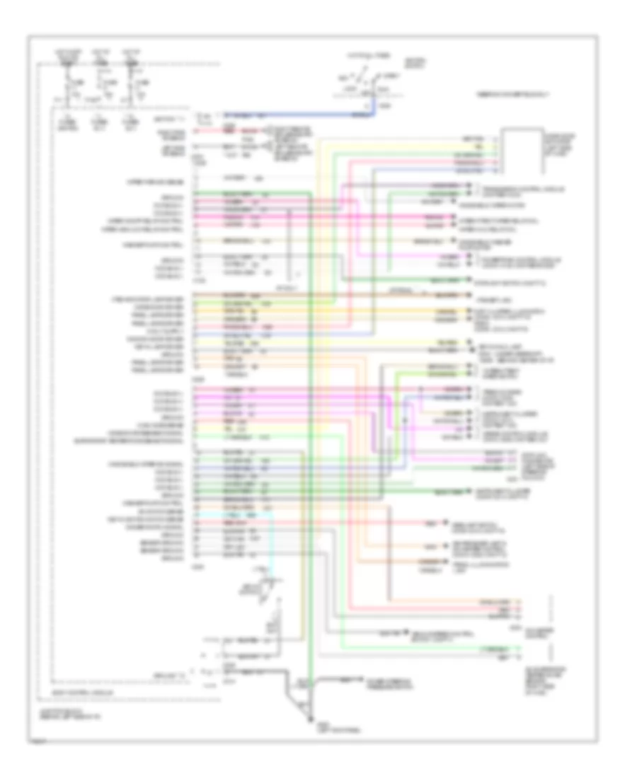 Body Computer Wiring Diagrams 1 of 2 for Dodge Stratus 1996