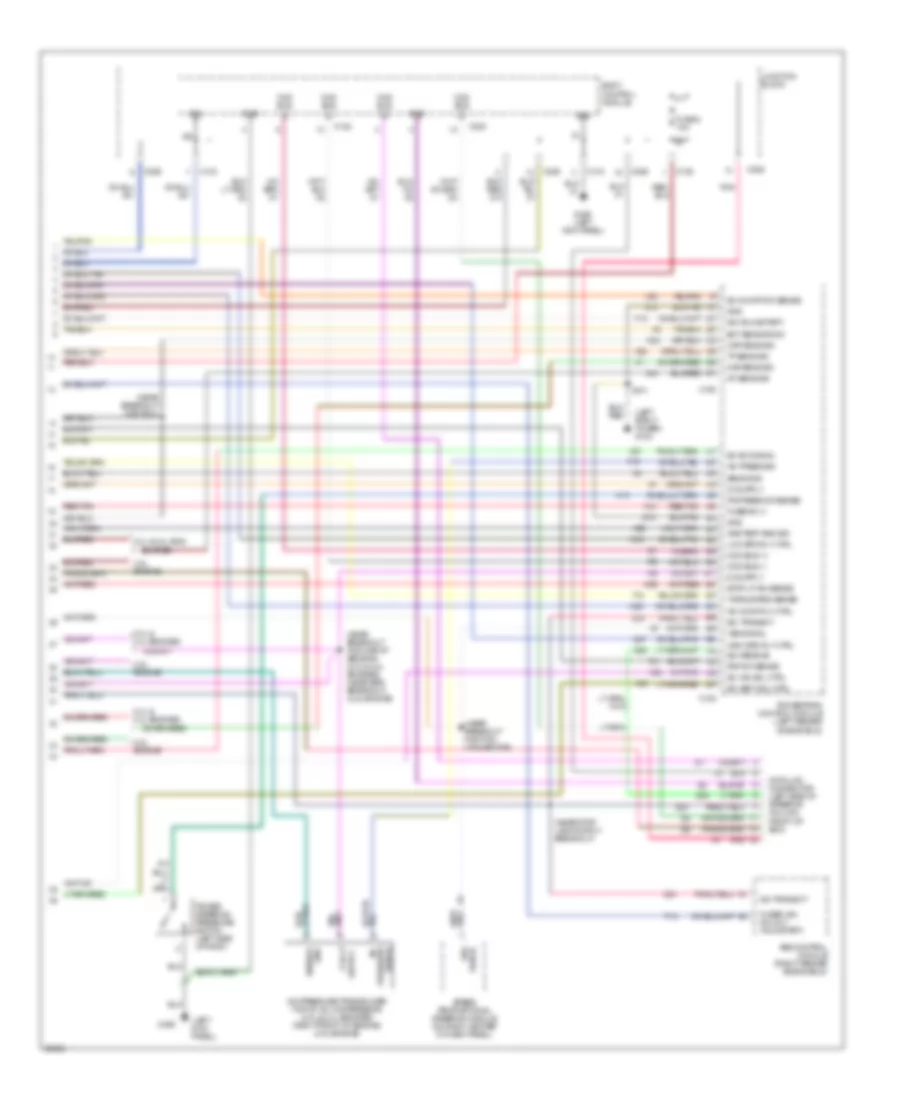 Transmission Wiring Diagram 4 of 4 for Dodge Stratus 1996