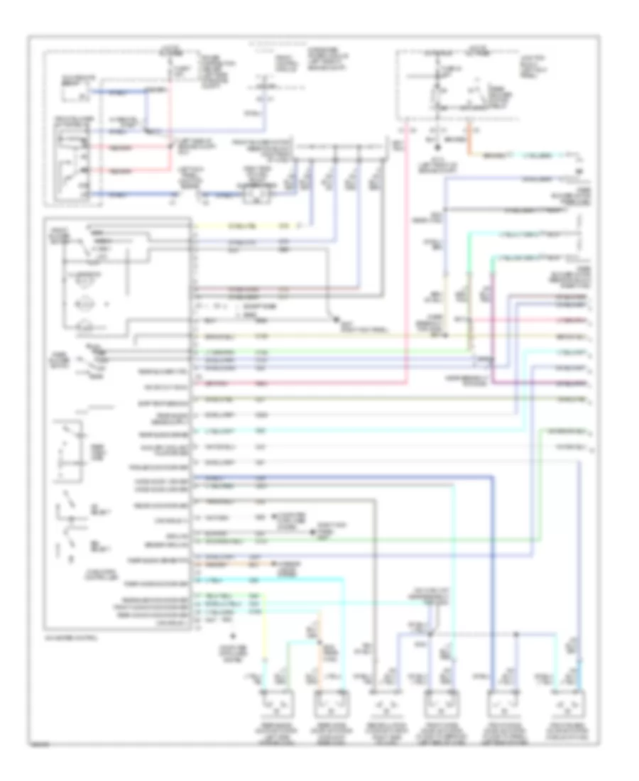 Manual A C Wiring Diagram 1 of 2 for Dodge Durango 2006