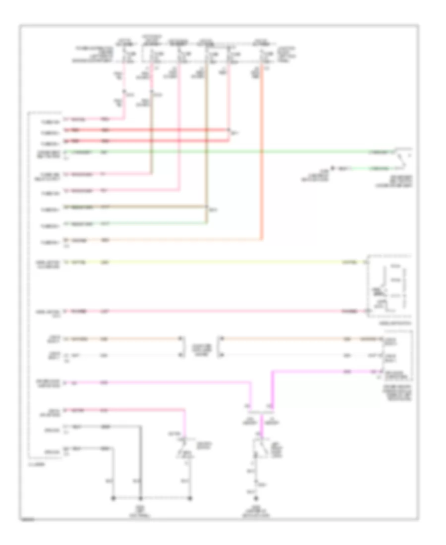 Warning Systems Wiring Diagram for Dodge Durango 2006