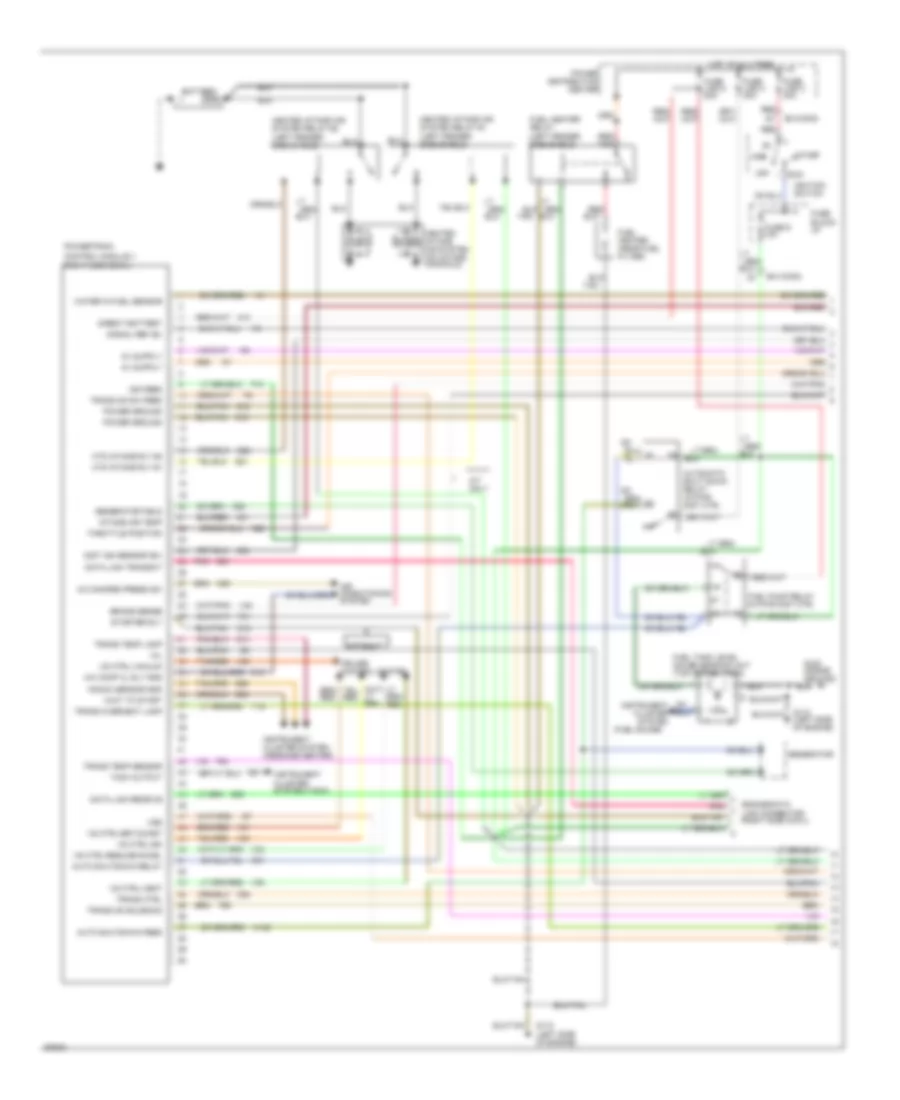 5.9L Diesel, Engine Performance Wiring Diagrams (1 of 2) for Dodge Pickup R1500 1994