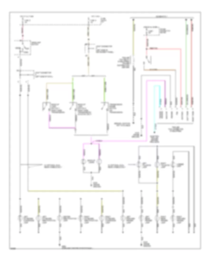 Exterior Light Wiring Diagram 2 of 2 for Dodge Pickup R1994 1500