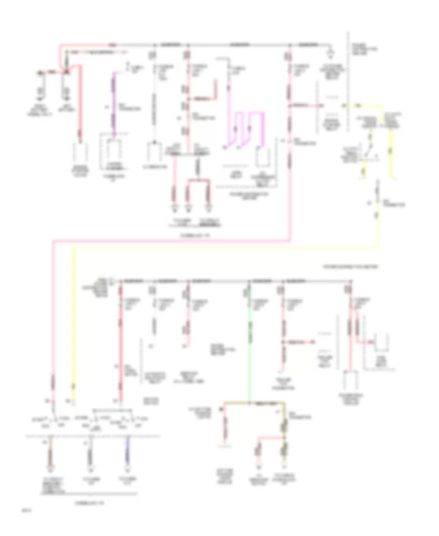 Power Distribution Wiring Diagram 1 of 4 for Dodge Pickup R1994 1500