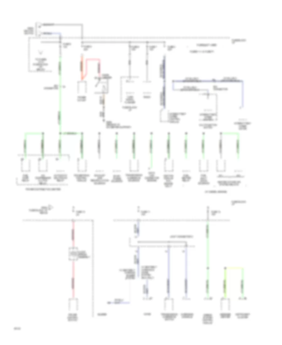 Power Distribution Wiring Diagram 2 of 4 for Dodge Pickup R1994 1500