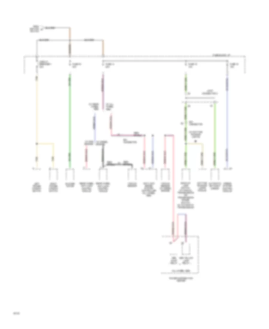 Power Distribution Wiring Diagram 4 of 4 for Dodge Pickup R1994 1500