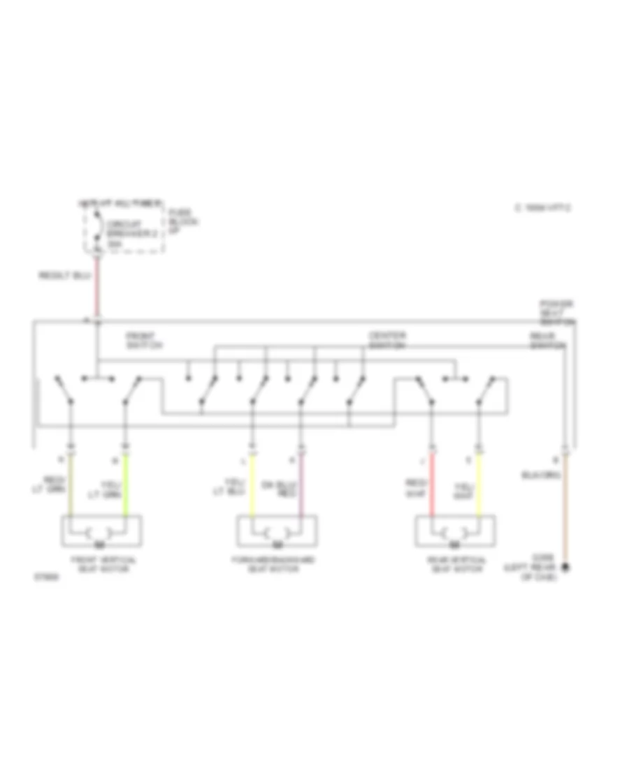 Power Seat Wiring Diagrams for Dodge Pickup R1994 1500