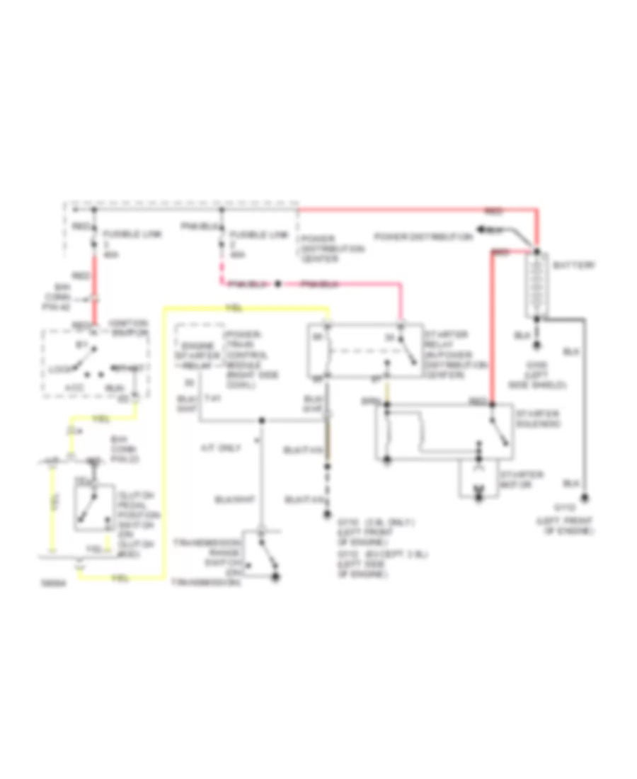 3 9L Starting Wiring Diagram for Dodge Pickup R1994 1500