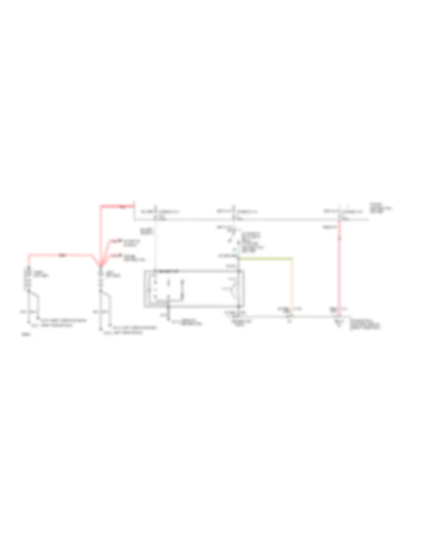 5.9L Diesel, Charging Wiring Diagram for Dodge Pickup R1500 1994