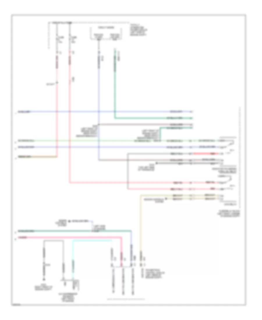 Automatic A C Wiring Diagram 2 of 2 for Dodge Caliber Express 2011