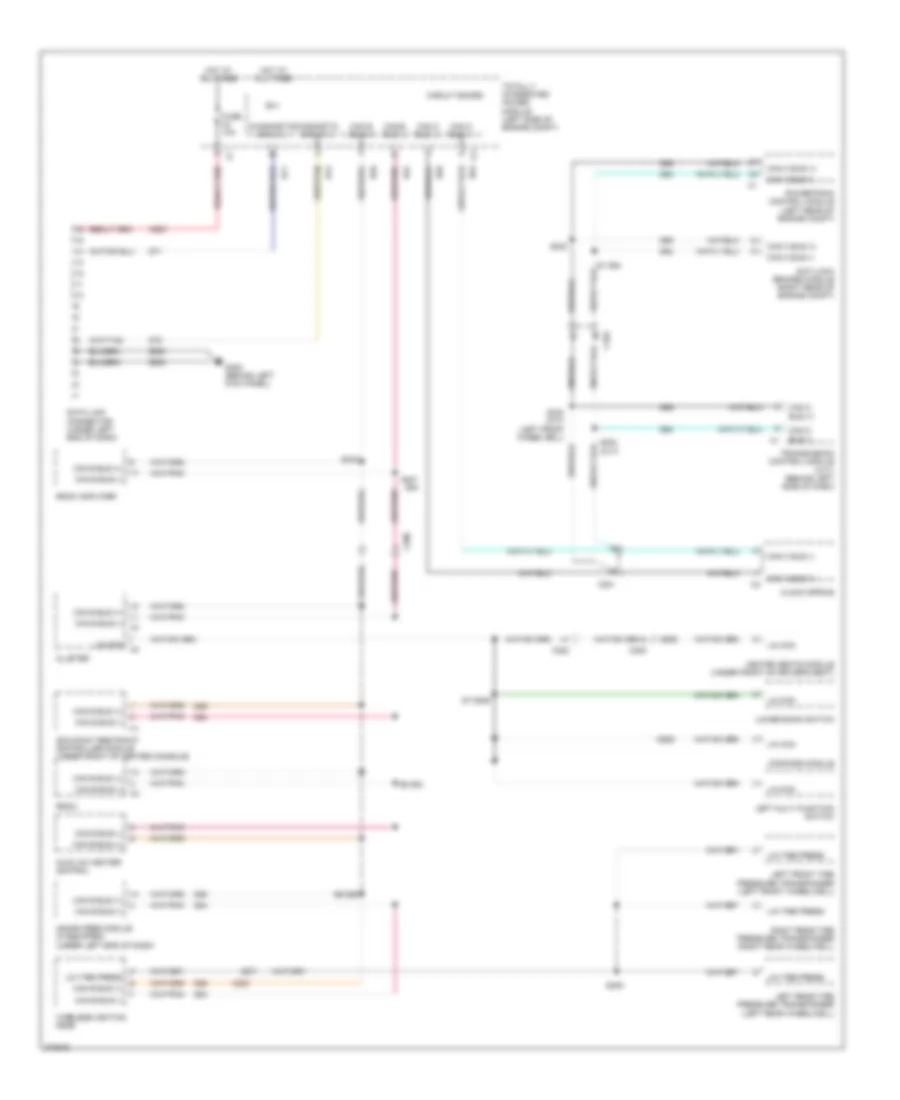 Computer Data Lines Wiring Diagram for Dodge Caliber Express 2011