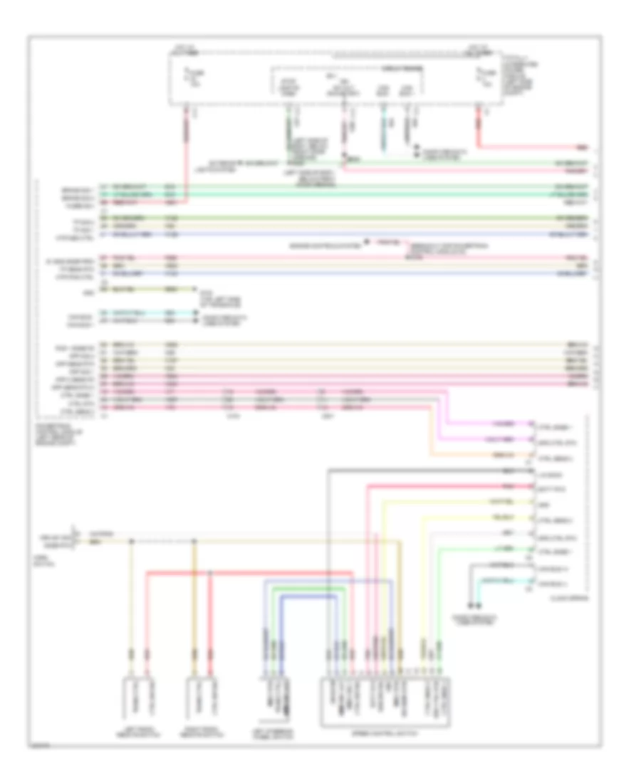 Cruise Control Wiring Diagram 1 of 2 for Dodge Caliber Express 2011