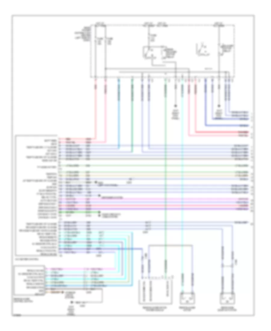 Automatic A C Wiring Diagram 1 of 3 for Dodge Journey Lux 2011