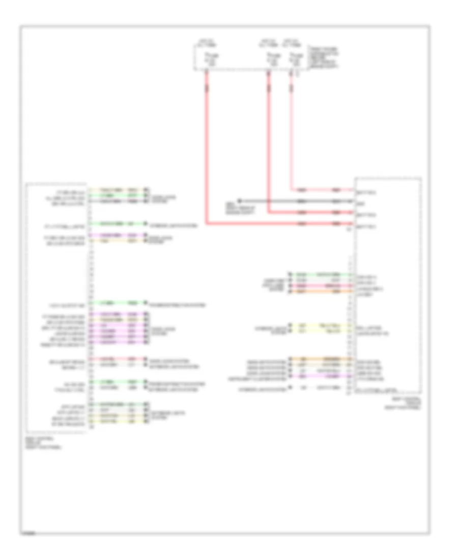 Body Control Module Wiring Diagram 2 of 2 for Dodge Journey Lux 2011
