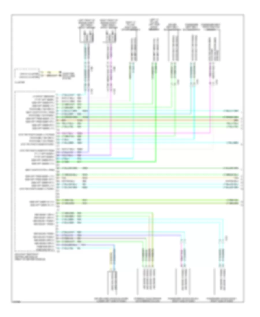 Supplemental Restraints Wiring Diagram 1 of 3 for Dodge Journey Lux 2011