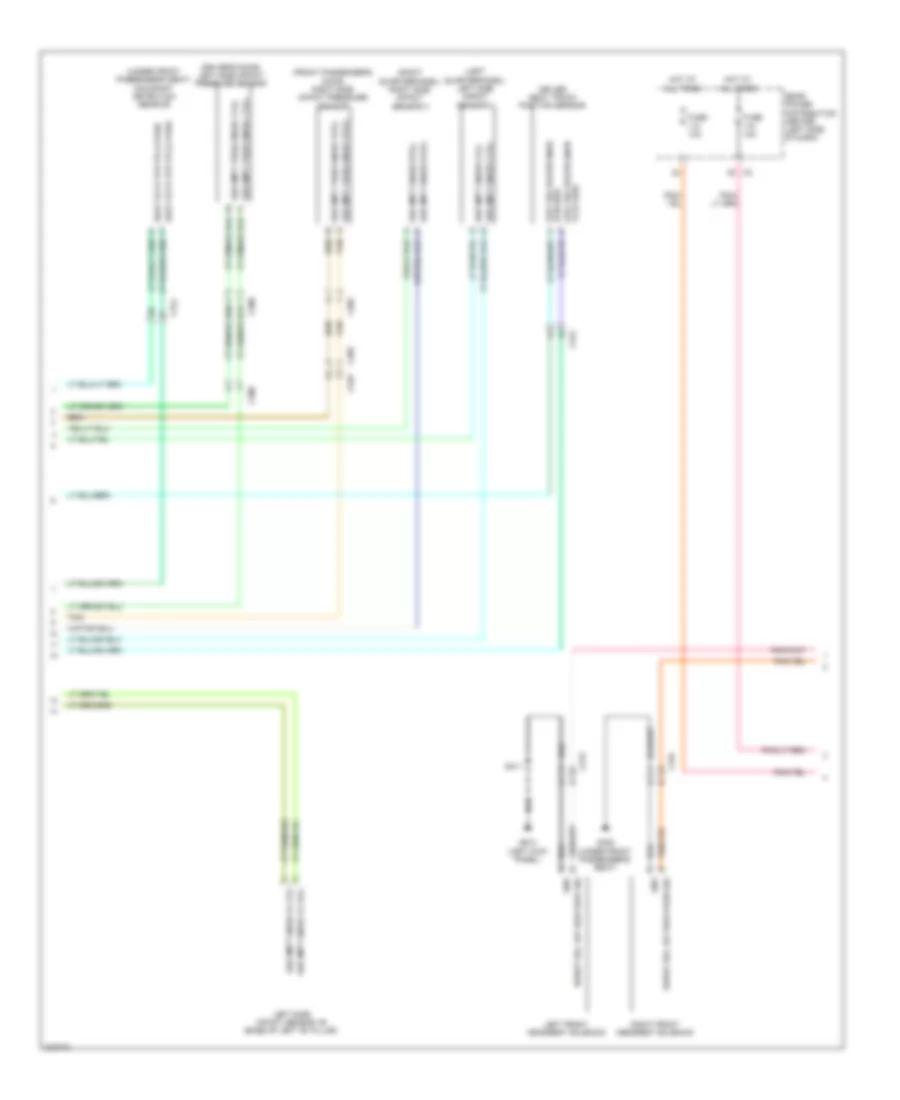Supplemental Restraints Wiring Diagram 2 of 3 for Dodge Journey Lux 2011