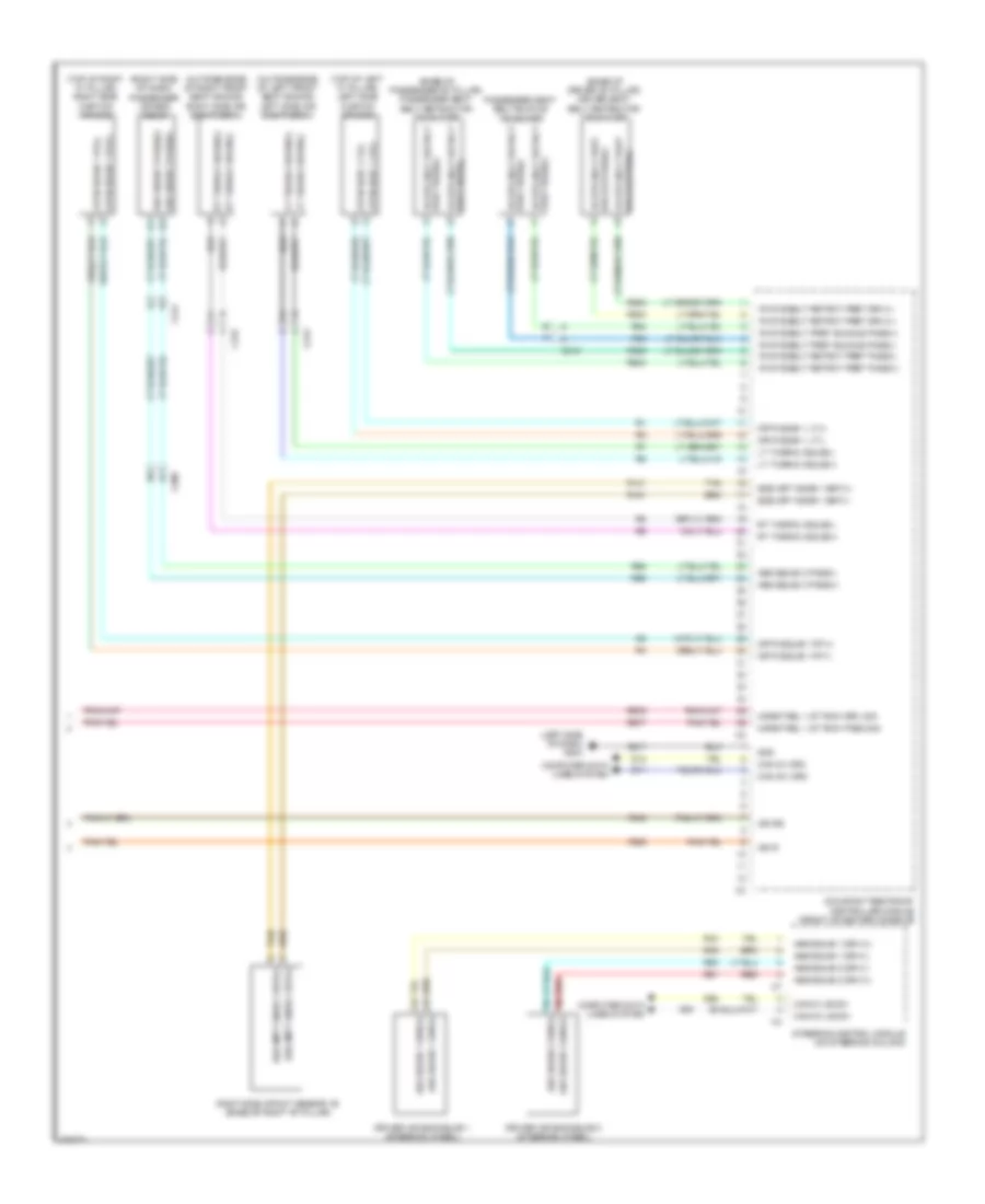 Supplemental Restraints Wiring Diagram 3 of 3 for Dodge Journey Lux 2011