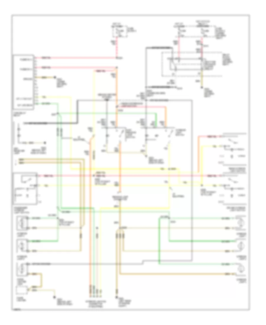 Courtesy Lamps Wiring Diagram (2 of 2) for Dodge Sprinter 3500 2004