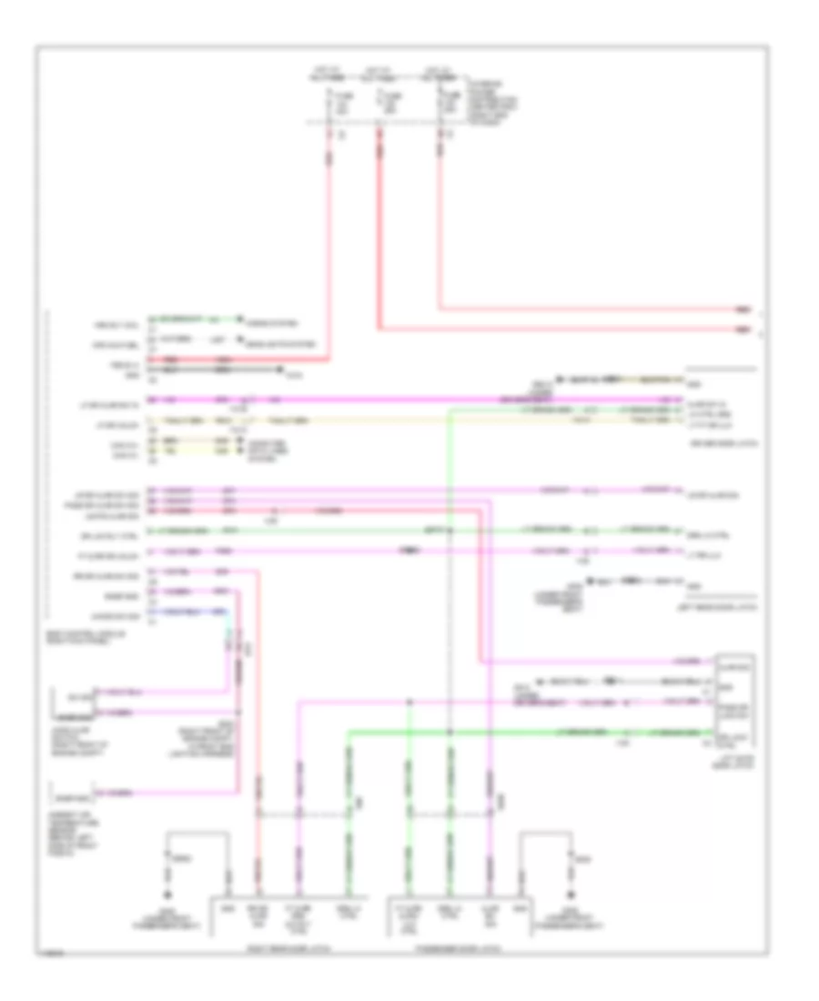 Forced Entry Wiring Diagram 1 of 2 for Dodge Journey Limited 2014