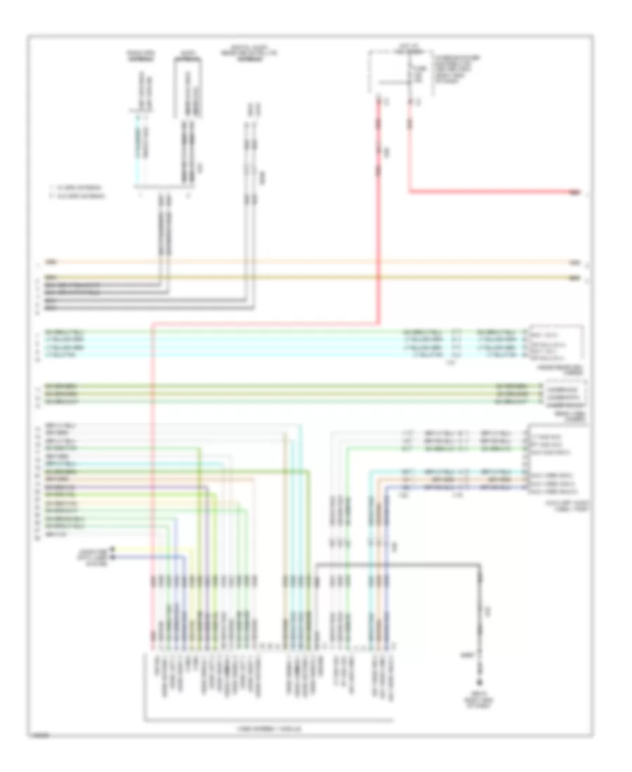 Navigation Wiring Diagram (3 of 4) for Dodge Journey Limited 2014