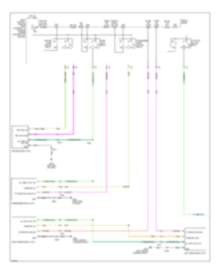 Forced Entry Wiring Diagram 1 of 2 for Dodge Dart Limited 2013
