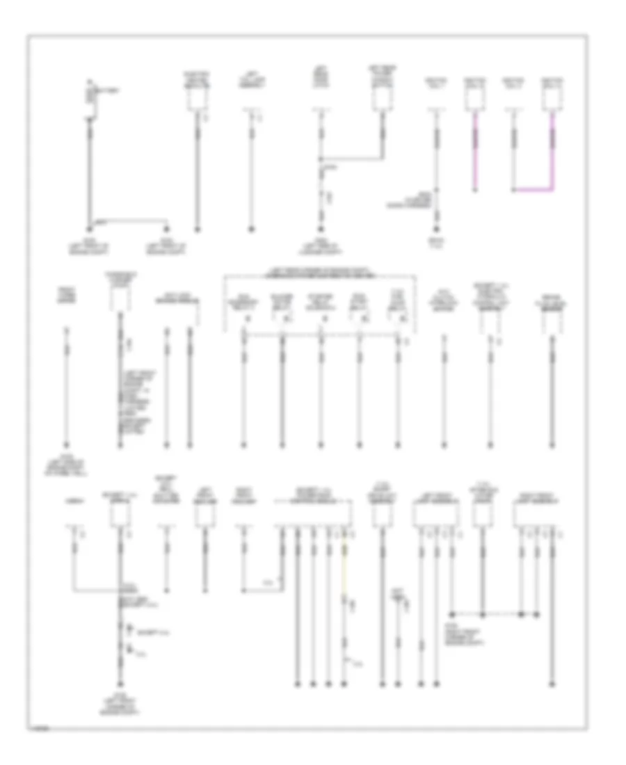 Ground Distribution Wiring Diagram 1 of 4 for Dodge Dart Limited 2013