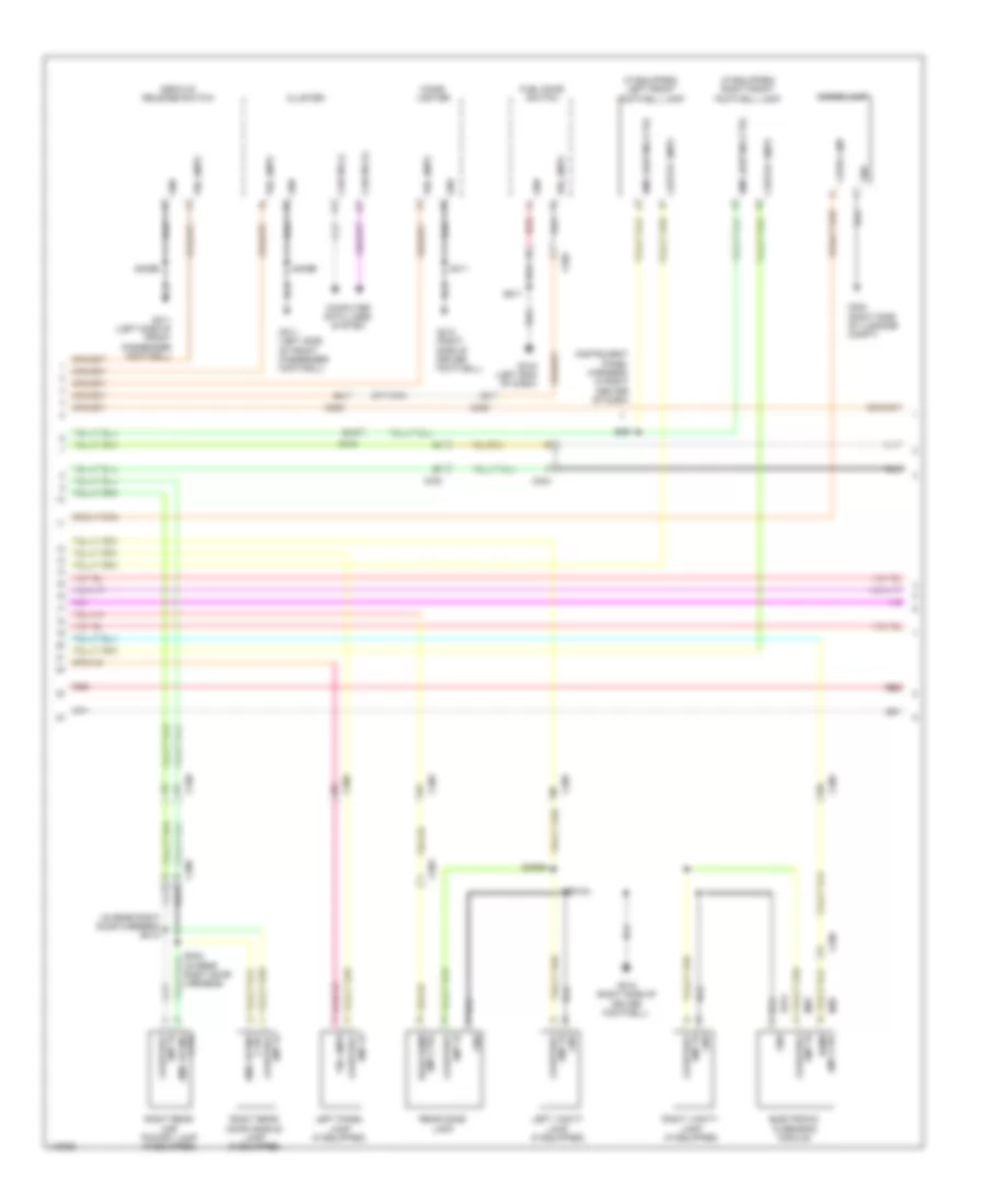 Interior Lights Wiring Diagram (2 of 3) for Dodge Dart Limited 2013