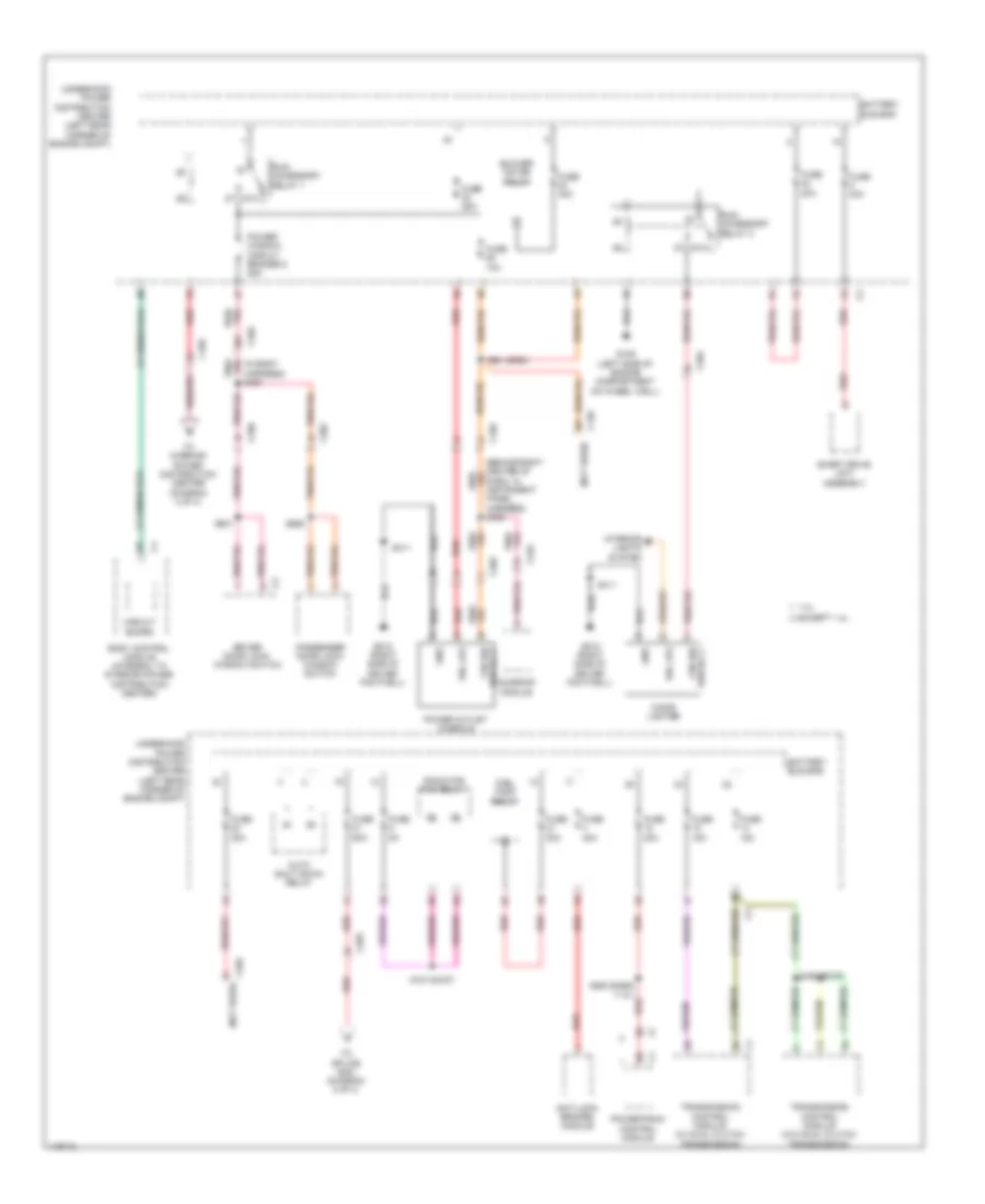 Power Distribution Wiring Diagram 2 of 4 for Dodge Dart Limited 2013