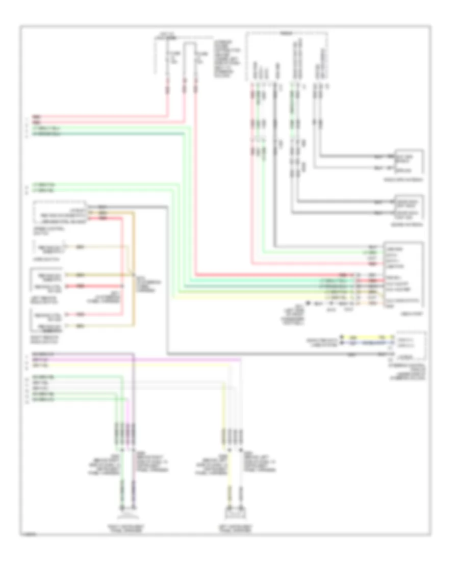 Radio Wiring Diagram, Premium Audio without Navigation (2 of 2) for Dodge Dart Limited 2013