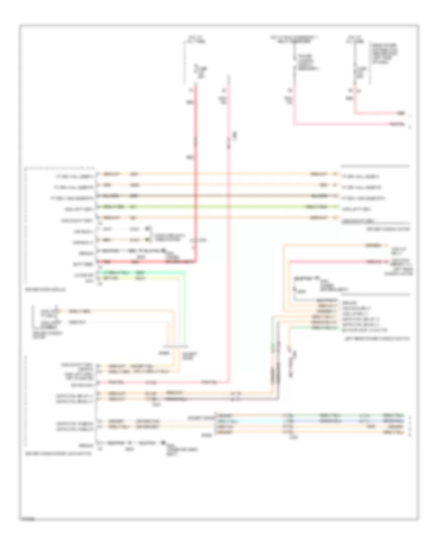 Power Windows Wiring Diagram 1 of 2 for Dodge Journey Mainstreet 2011