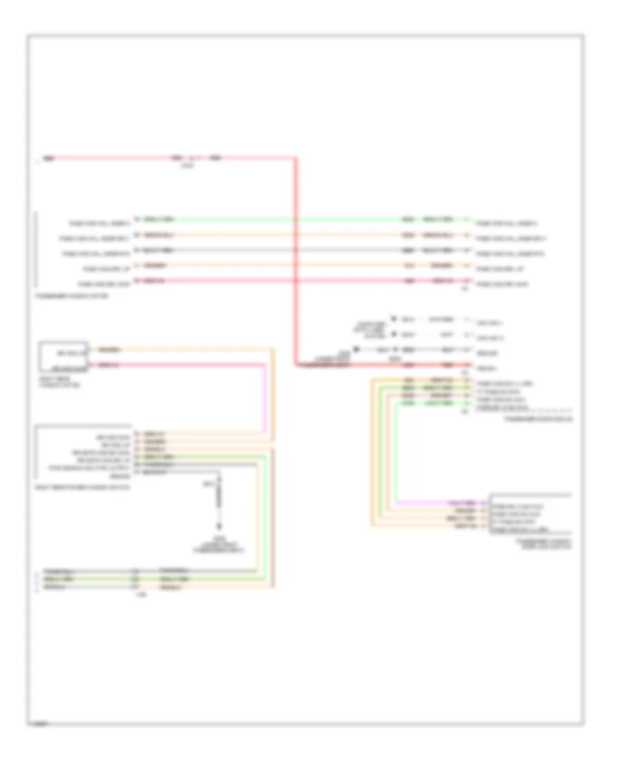 Power Windows Wiring Diagram (2 of 2) for Dodge Journey RT 2014
