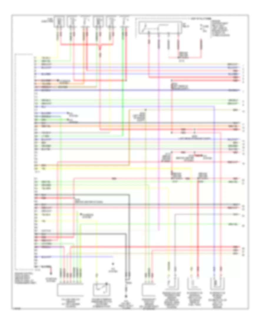 3.0L, Engine Performance Wiring Diagrams, with MT (1 of 4) for Dodge Stratus ES 2002